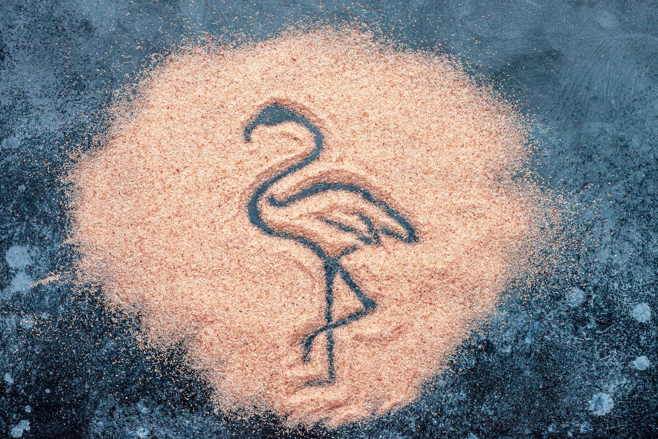 Mesh-ground Himalayan pink salt